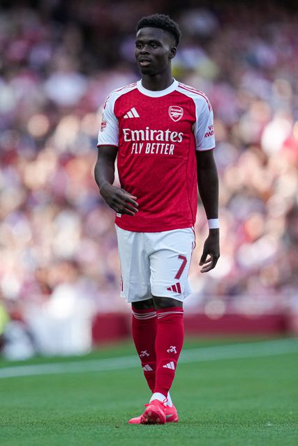 Bukayo Saka of Arsenal during the Pre-season friendly match Arsenal vs Athletic Bilbao at Emirates Stadium, London, United Kingdom, 9th August 2025

(Photo by Harvey Murphy/News Images)