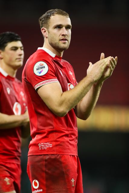 during the Quilter Nations Series 2025 match Wales vs New Zealand at Principality Stadium, Cardiff, United Kingdom, 22nd November 2025

(Photo by Andrew Lewis/News Images)

*** GER AUT SUI OUT ***