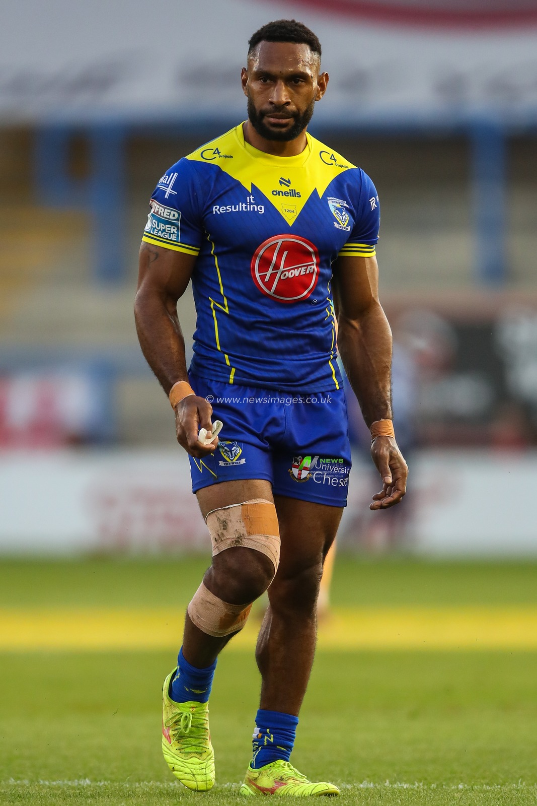 Rodrick Tai of Warrington Wolves during the Betfred Super League Round 11 match Warrington Wolves vs Hull KR at Halliwell Jones Stadium, Warrington, United Kingdom, 9th May 2024

(Photo by Gareth Evans/News Images)