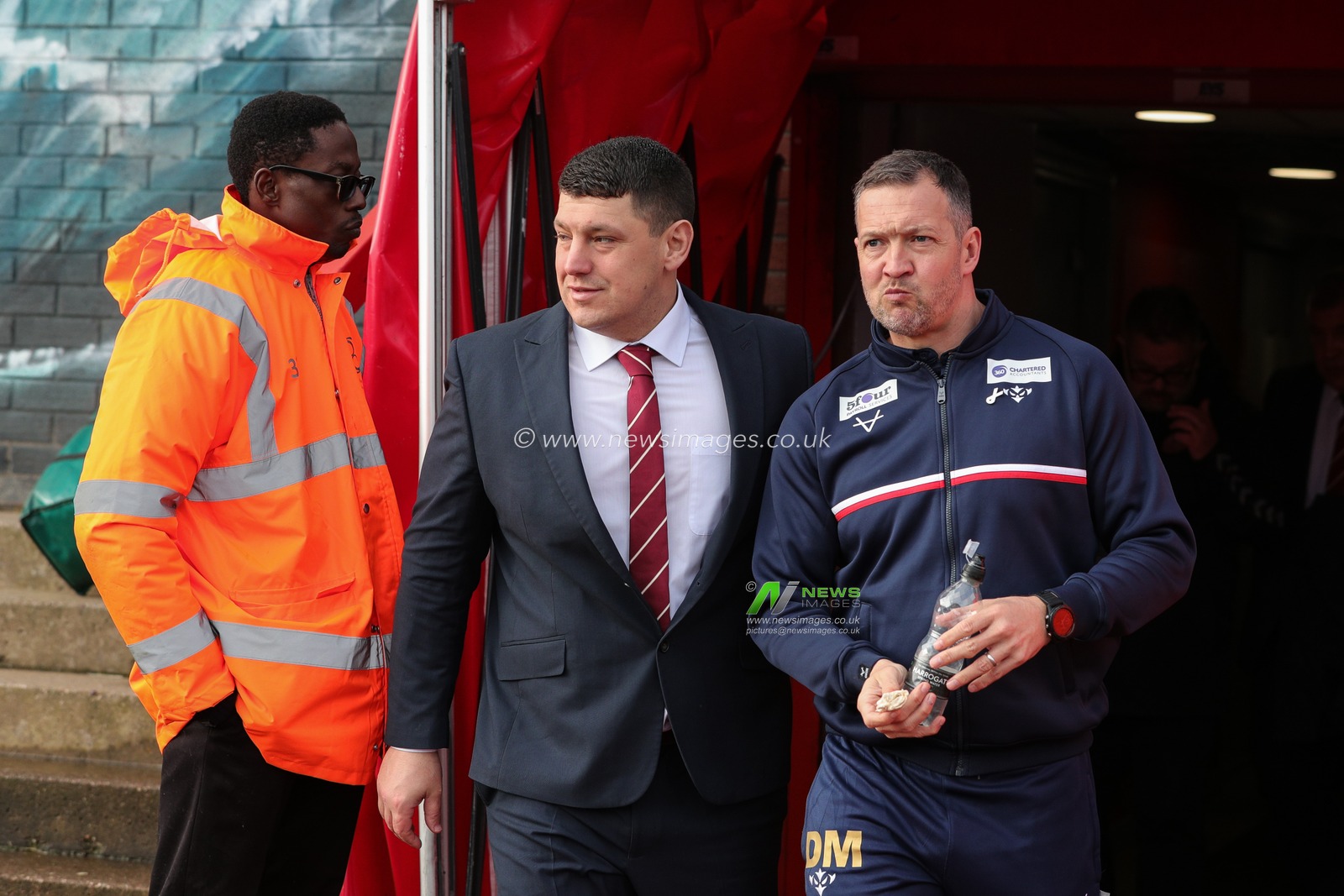 Matt Peet Head Coach of Wigan Warriors walks out of the tunnel with Daniel McGuire of Hull KRâ€™s coaching staff ahead of the Betfred Super League Round 1 match Hull KR vs Wigan Warriors at Sewell Group Craven Park, Kingston upon Hull, United Kingdom, 18th February 2023

(Photo by James Heaton/News Images)