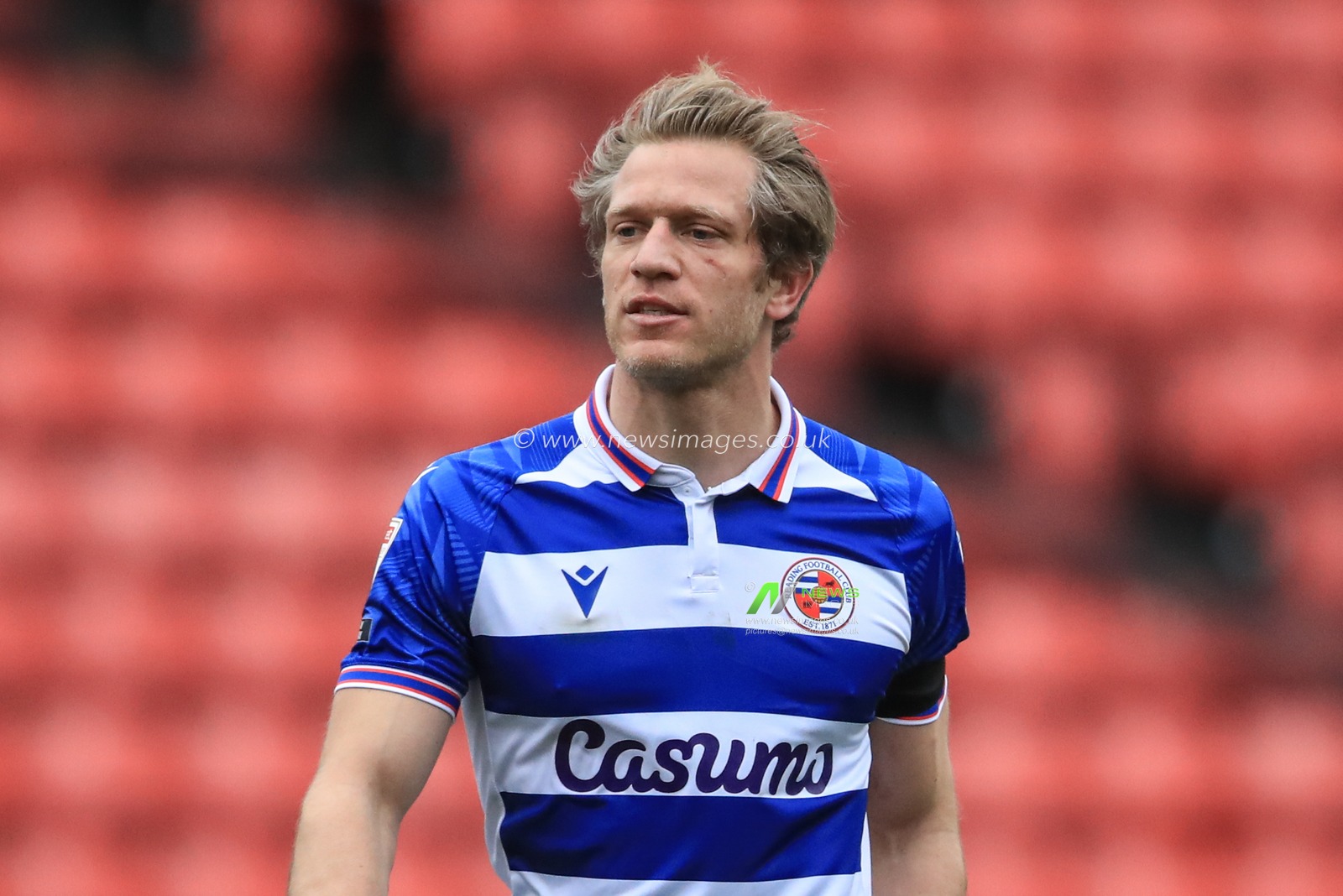 Michael Morrison #4 of Reading during the game