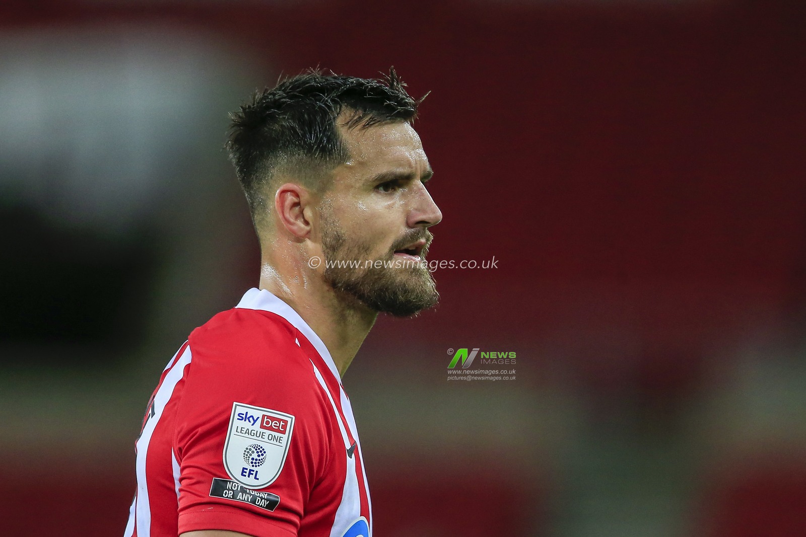 Bailey Wright (5) of Sunderland in action
