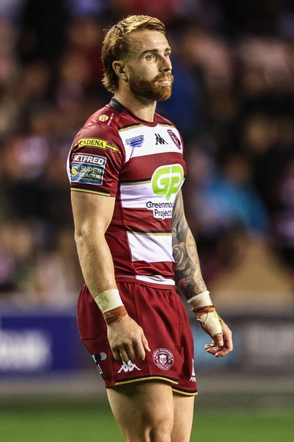 Adam Keighran of Wigan Warriors during the Betfred Super League round 27 match Wigan Warriors vs Leeds Rhinos at The Brick Community Stadium, Wigan, United Kingdom, 19th September 2025

(Photo by Alfie Cosgrove/News Images)