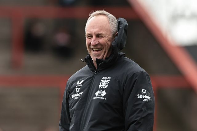 John Cartwright head coach of Hull FC during the Betfred Super League round 7 match Hull KR vs Hull FC at Sewell Group Craven Park, Hull, United Kingdom on 03 April 2026

(Photo by Mark Cosgrove/News Images)