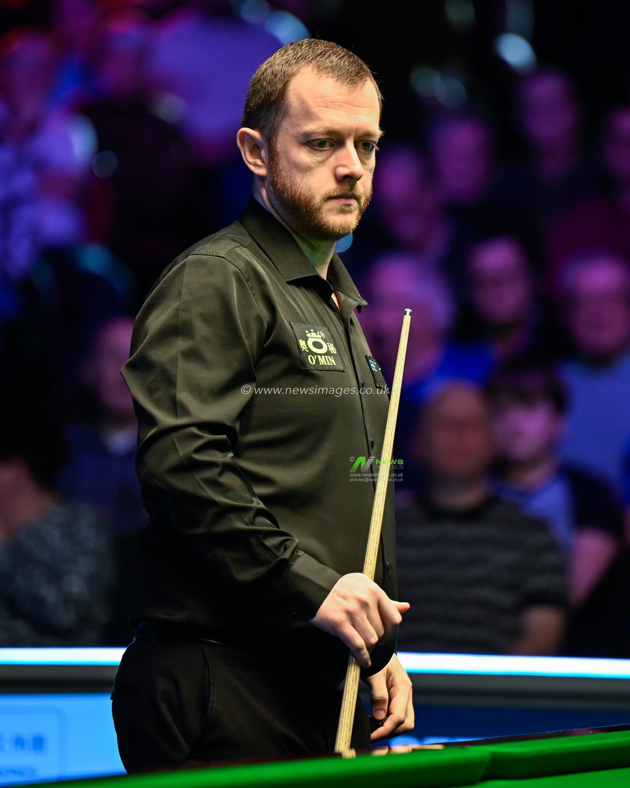 Mark Allen, during the 2024 BetVictor Welsh Open at Venue Cymru, Llandudno, United Kingdom, 16th February 2024

(Photo by Cody Froggatt/News Images)