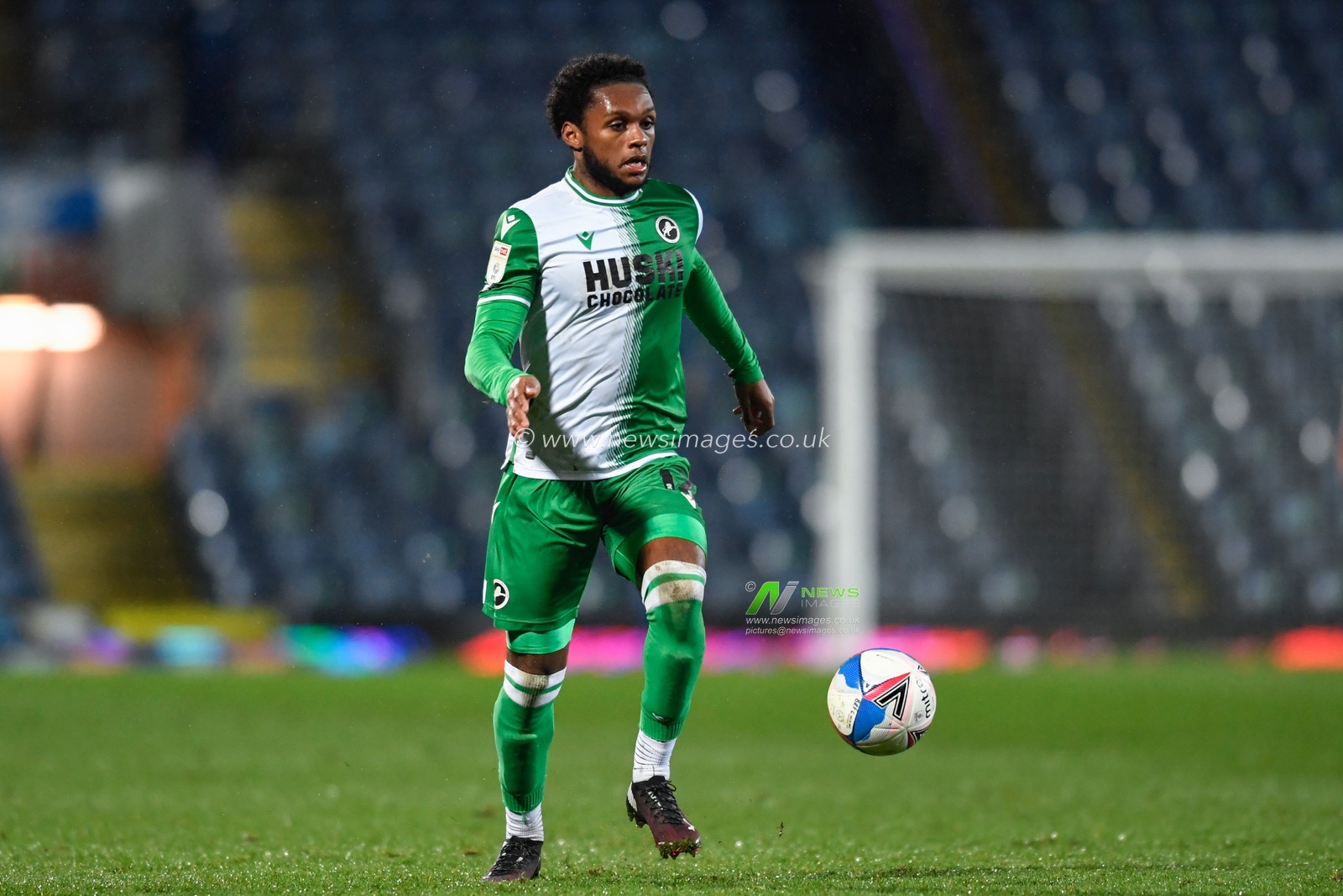 Mahlon Romeo #12 of Millwall with the ball