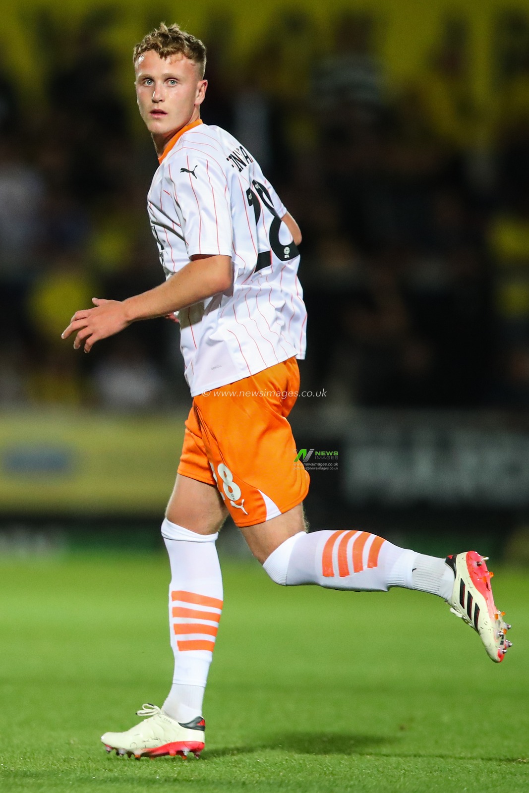 Ryan Finnigan of Blackpool during the Carabao Cup match Burton Albion vs Blackpool at Pirelli Stadium, Burton upon Trent, United Kingdom, 13th August 2024

(Photo by Gareth Evans/News Images)