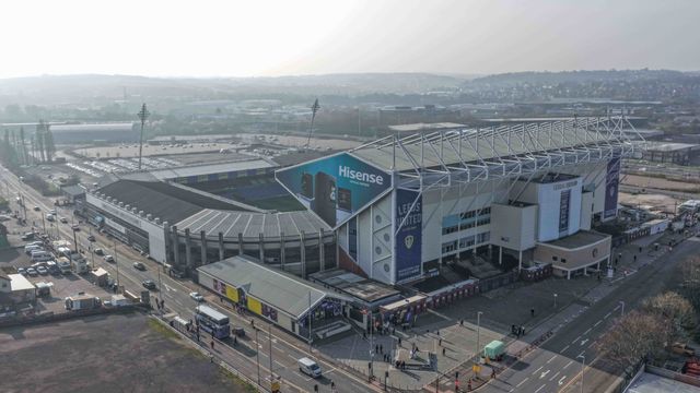 An aerial view of Elland Road during the Premier League match Leeds United vs Brentford at Elland Road, Leeds, United Kingdom on 21 March 2026

(Photo by Mark Cosgrove/News Images)