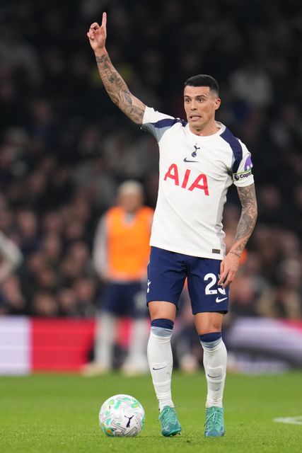 Pedro Porro of Tottenham Hotspur with the ball during the Premier League match Tottenham Hotspur vs Crystal Palace at Tottenham Hotspur Stadium, London, United Kingdom on 05 March 2026

(Photo by Harvey Murphy/News Images)