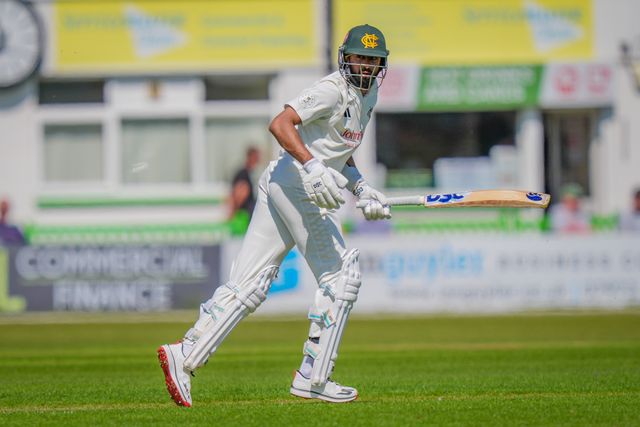 Haseeb Hameed of Nottinghamshire takes a run during Leicestershire County Cricket Club vs Nottinghamshire County Cricket Club in Country Cricket Division One Day 1 at Grace Road, Leicester, United Kingdom on 01 May 2026

(Photo by Maynard Manyowa/News Images)