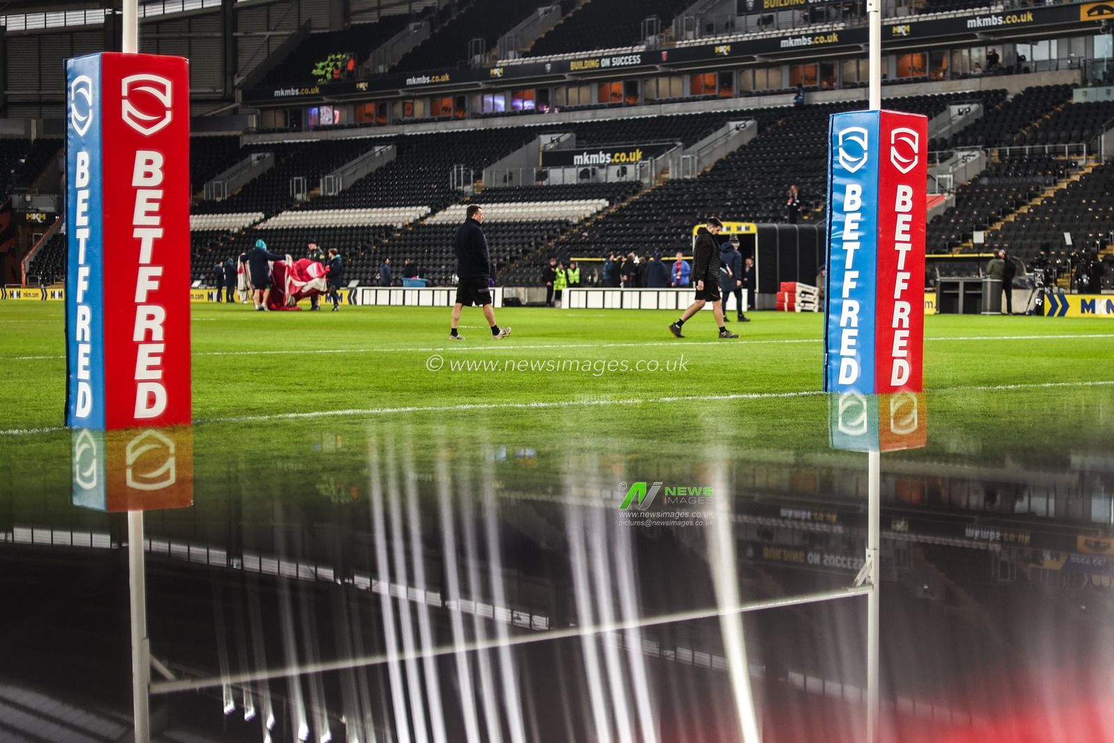 A general view of MKM Stadium ahead of the World Club Challenge 2026 match Hull KR vs Brisbane Broncos at MKM Stadium, Hull, United Kingdom on 19 February 2026

(Photo by Alfie Cosgrove/News Images)