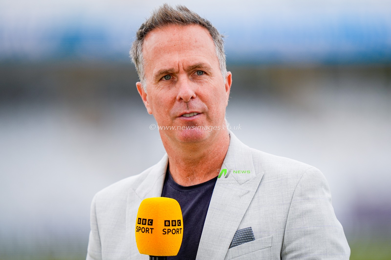 Former England captain and BBC commentator Michael Vaughan during the 3rd Rothesay Test Match Day 5 match England vs New Zealand at Trent Bridge, Nottingham, United Kingdom on 29 June 2026

(Photo by Maynard Manyowa/News Images)