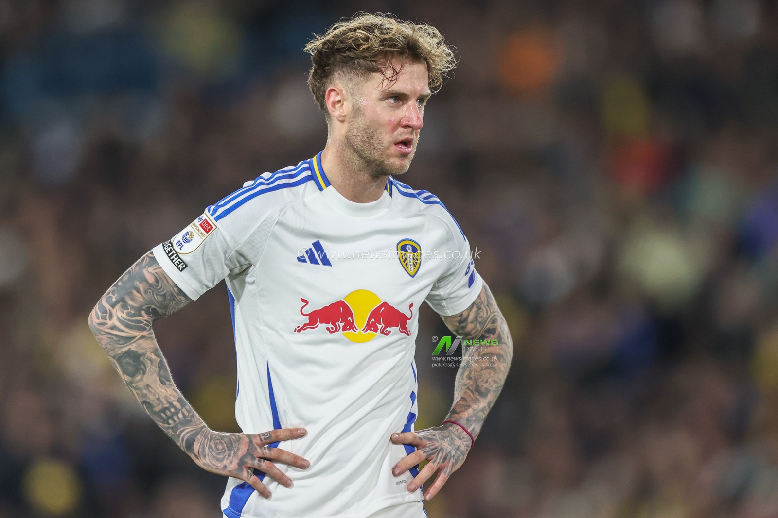Joe Rodon of Leeds United during the Sky Bet Championship match Leeds United vs Watford at Elland Road, Leeds, United Kingdom, 22nd October 2024

(Photo by Alfie Cosgrove/News Images)