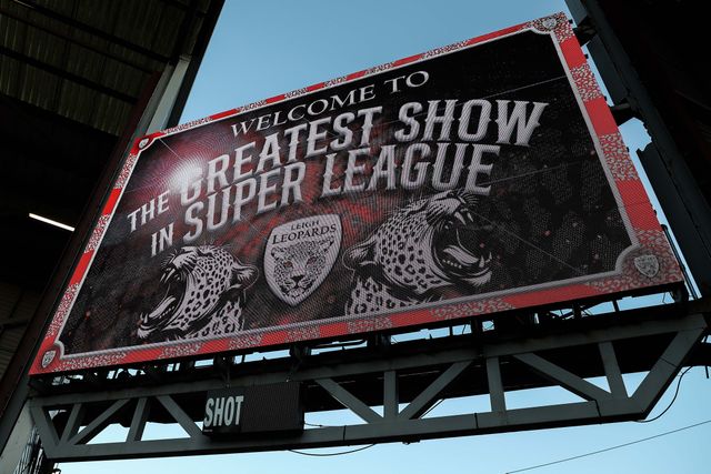 A general view inside of Leigh Sports Village, home of Leigh Leopards ahead of the Betfred Super League Round 6 match Leigh Leopards vs Wakefield Trinity at Leigh Sports Village, Leigh, United Kingdom, 28th March 2025

(Photo by Gareth Evans/News Images)