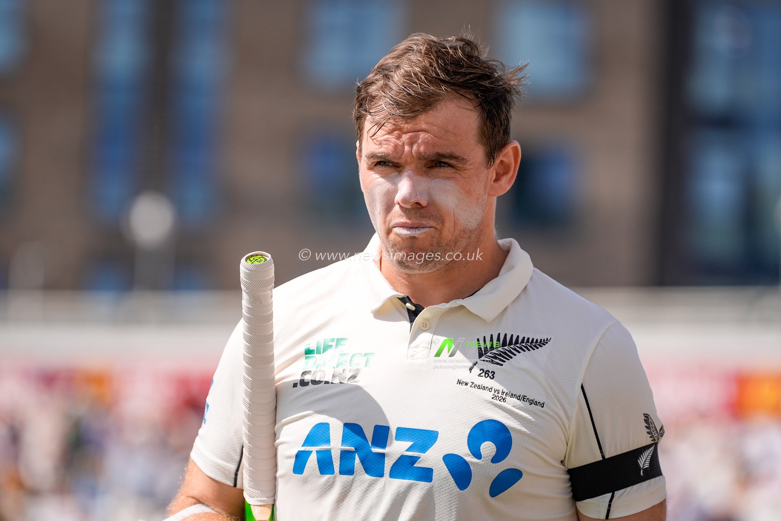New Zealand captain Tom Latham during the 3rd Rothesay Test Match Day 1 match England vs New Zealand at Trent Bridge, Nottingham, United Kingdom on 25 June 2026

(Photo by Maynard Manyowa/News Images)