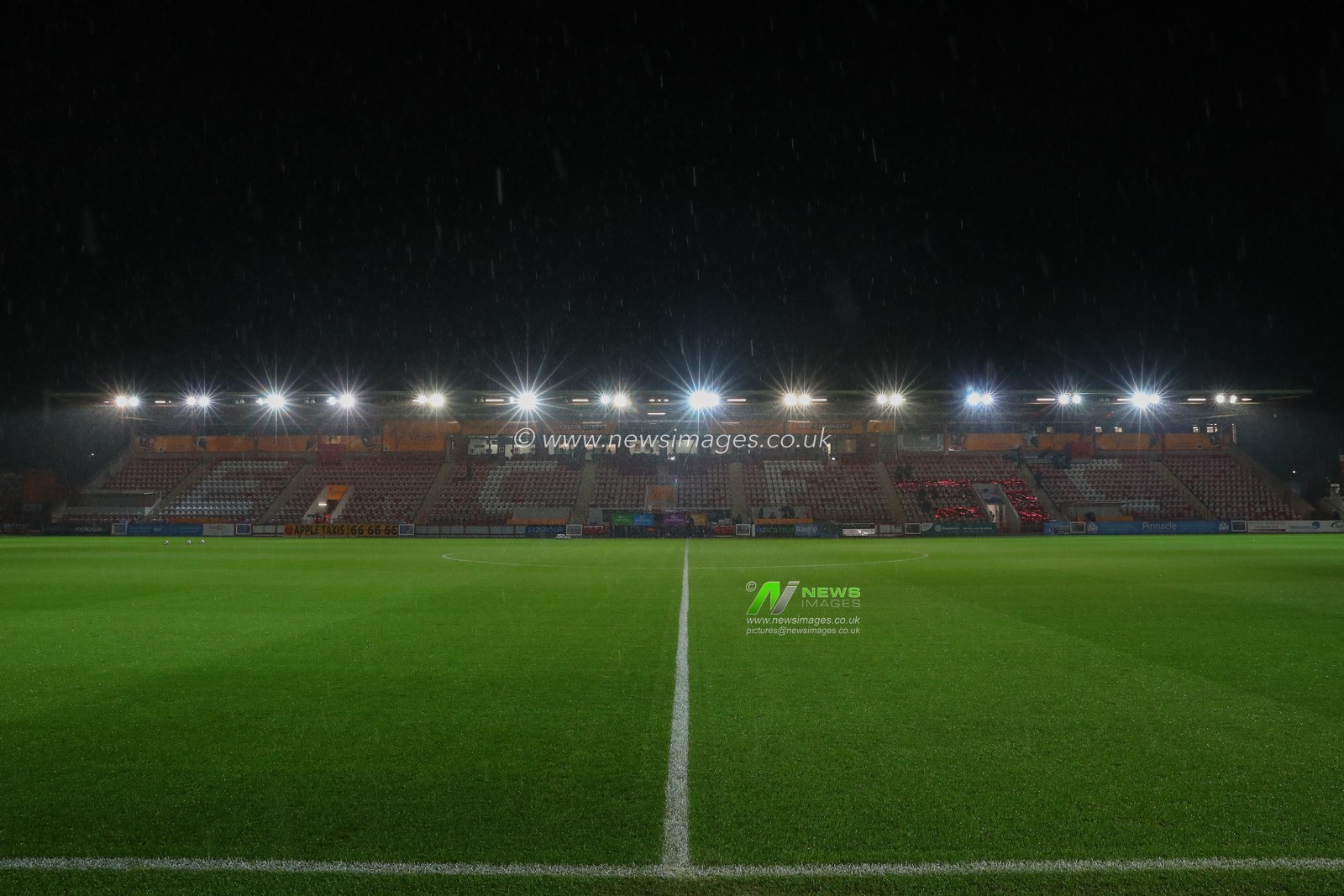 A general view inside of St James' Park, home of Exeter City ahead of the Carabao Cup match Exeter City vs Middlesbrough at St James' Park, Exeter, United Kingdom, 31st October 2023

(Photo by Gareth Evans/News Images)