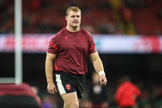 Dewi Lake of Wales warms up during the Quilter Nations Series 2025 match Wales vs Japan at Principality Stadium, Cardiff, United Kingdom, 15th November 2025

(Photo by Andrew Lewis/News Images)

*** GER AUT SUI OUT ***