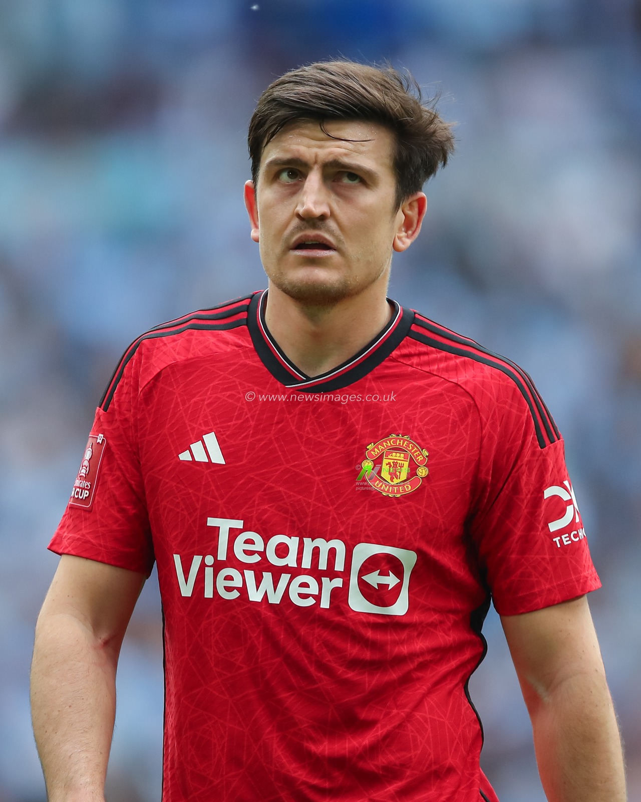 Harry Maguire of Manchester United, during the Emirates FA Cup Semi-Final match Coventry City vs Manchester United at Wembley Stadium, London, United Kingdom, 21st April 2024

(Photo by Gareth Evans/News Images)