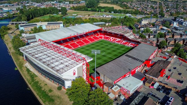 A general view of the pitch and stands during the Carabao Cup round 2 match Nottingham Forest vs Leeds Rhinos at City Ground, Nottingham, United Kingdom on 25 August 2026

(Photo by Maynard Manyowa/News Images)