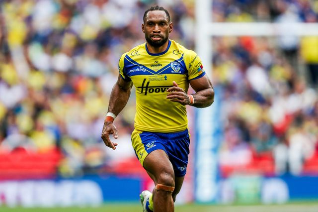 Rodrick Tai of Warrington Wolves in action during the Betfred Challenge Cup Final Warrington Wolves vs Hull KR at Wembley Stadium, London, United Kingdom, 7th June 2025

(Photo by Izzy Poles/News Images)