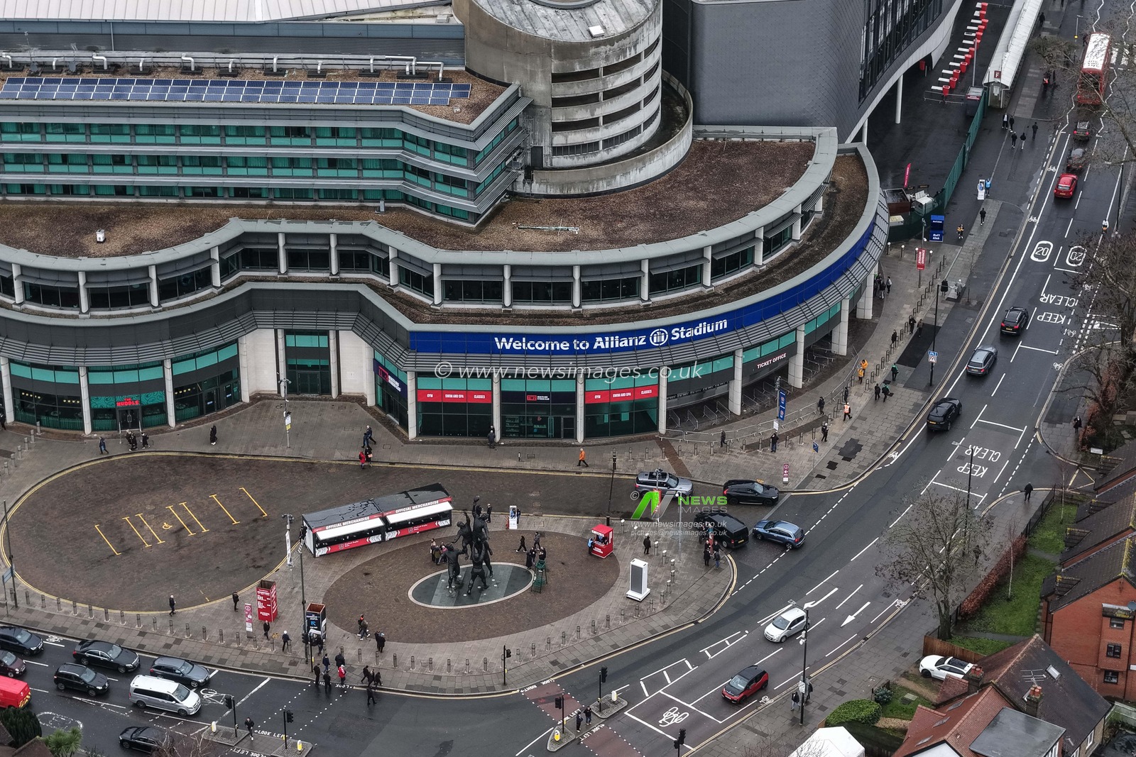 An aerial view of The Allianz Stadium during the Guinness Six Nations 2026 match England vs Wales at Allianz Stadium, Twickenham, United Kingdom on 07 February 2026

(Photo by Mark Cosgrove/News Images)