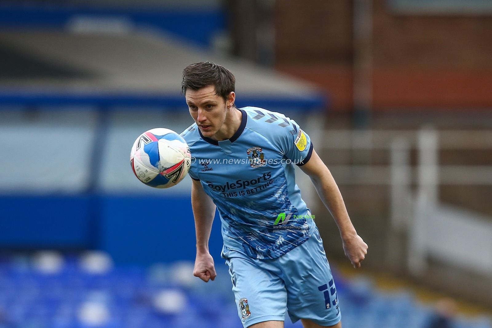 Dominic Hyam #15 of Coventry City heads the ball