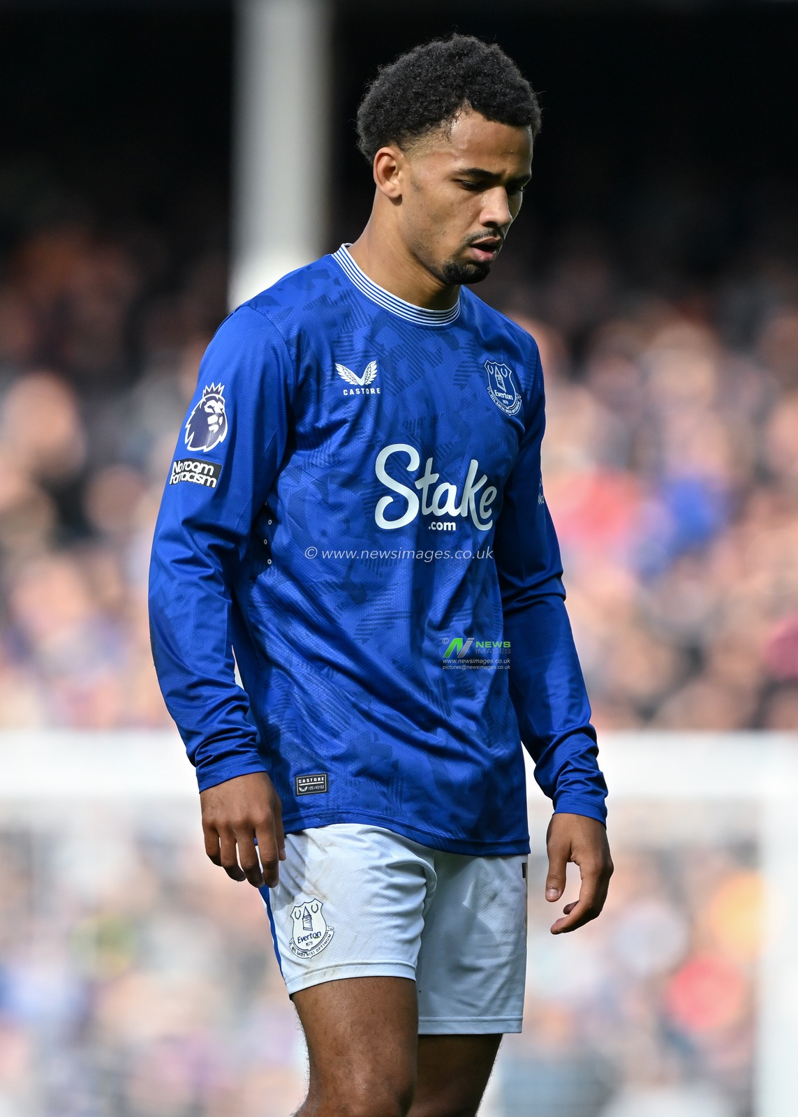Iliman Ndiaye of Everton during the Premier League match Everton vs Crystal Palace at Goodison Park, Liverpool, United Kingdom, 28th September 2024

(Photo by Cody Froggatt/News Images)