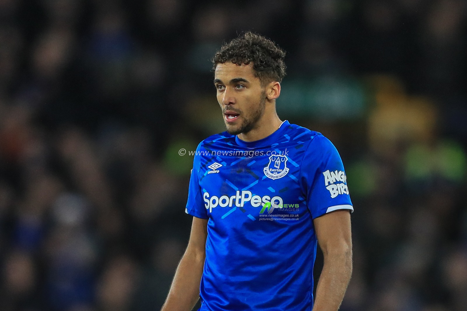 18th December 2019, Goodison Park, Liverpool, England; Carabao Cup, Everton v Leicester City : Cenk Tosun (14) of Everton during the game

Credit: Mark Cosgrove/News Images