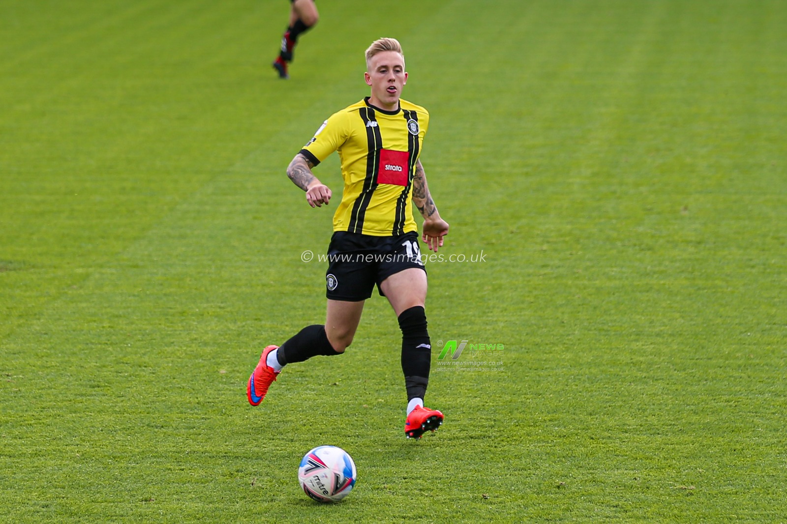 Calvin Miller (19) of Harrogate Town
