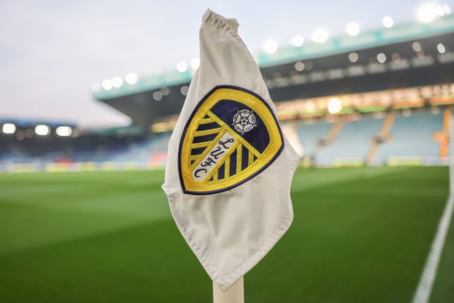 A LUFC corner flag during the Premier League match Leeds United vs Brentford at Elland Road, Leeds, United Kingdom on 21 March 2026

(Photo by Mark Cosgrove/News Images)