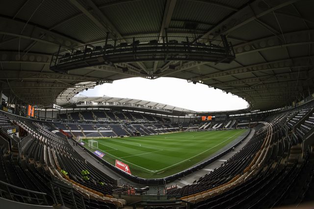 A general view of The MKM Stadium during the Sky Bet Championship Play-Offs Semi-Final first leg Hull City v Millwall at MKM Stadium, Hull, United Kingdom on 08 May 2026

(Photo by Mark Cosgrove/News Images)