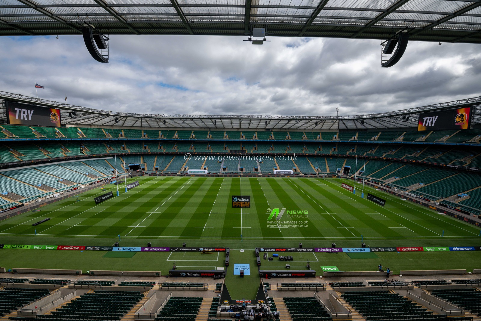 General view of Allianz Stadium before the Gallagher PREM Final match Northampton Saints vs Exeter Chiefs at Allianz Stadium, Twickenham, United Kingdom on 20 June 2026.

(Photo by Alex Williamson/News Images)