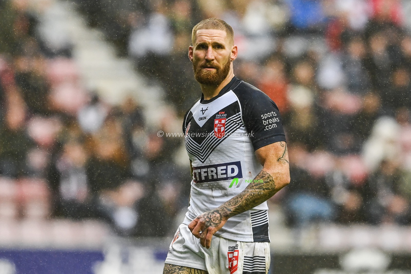 Sam Tomkins of England during the gameduring the Rugby League World Cup 2021 Quarter Final match England vs Papua New Guinea at DW Stadium, Wigan, United Kingdom, 5th November 2022

(Photo by Craig Thomas/News Images)