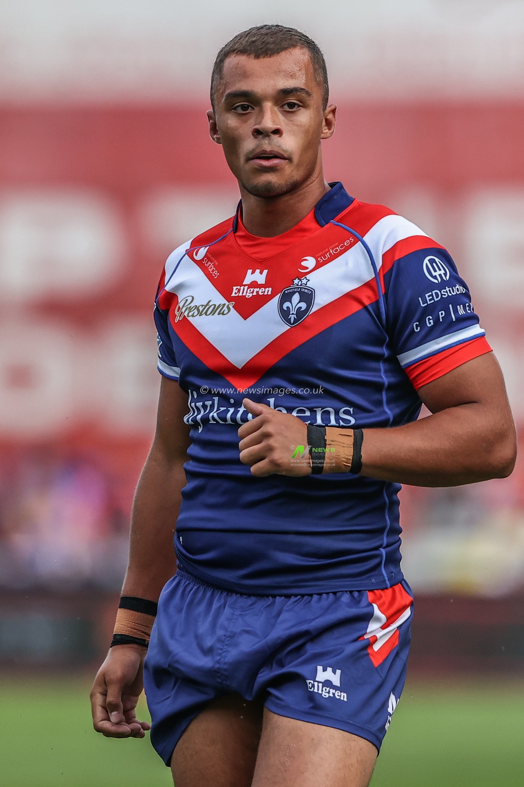 Corey Hall of Wakefield Trinity during the Betfred Super League round 16 match Hull KR vs Wakefield Trinity at Sewell Group Craven Park, Kingston upon Hull, United Kingdom, 27th June 2025

(Photo by Alfie Cosgrove/News Images)