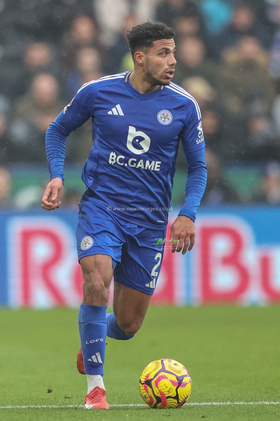 James Justin of Leicester City during the Premier League match Leicester City vs Arsenal at King Power Stadium, Leicester, United Kingdom, 15th February 2025

(Photo by Alfie Cosgrove/News Images)