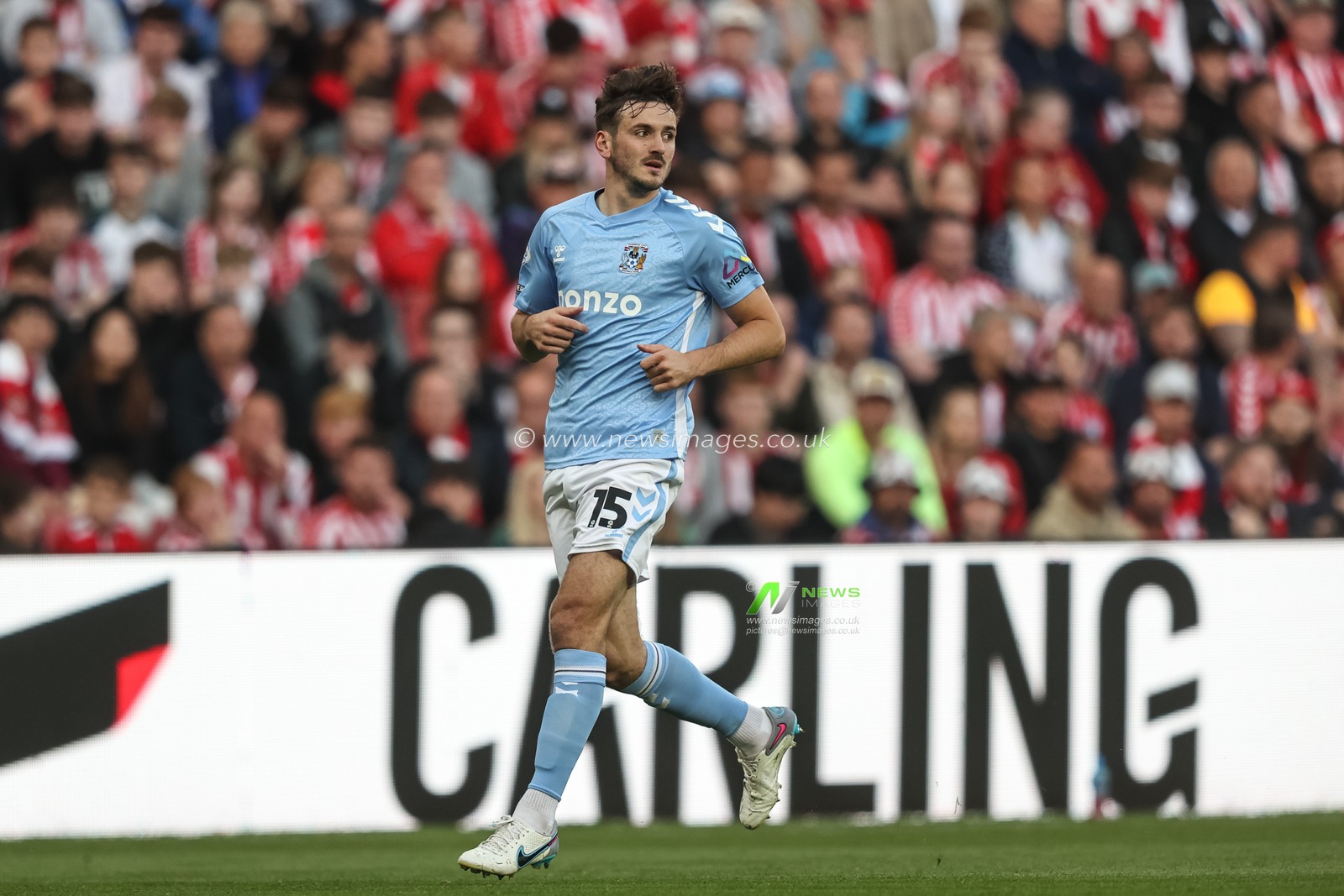 Liam Kitching of Coventry City during the Sky Bet Championship Playoff Semi-final match Sunderland vs Coventry City at Stadium Of Light, Sunderland, United Kingdom, 13th May 2025

(Photo by Alfie Cosgrove/News Images)