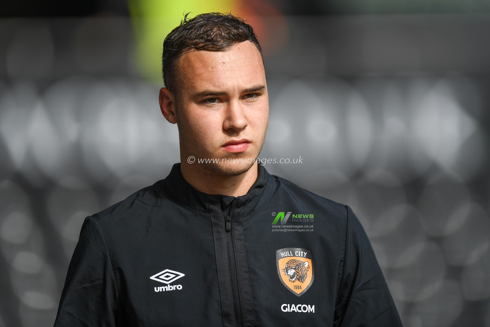Harvey Vale #34 of Hull City  arrives at Swansea.com stadium during the Sky Bet Championship match Swansea City vs Hull City at Swansea.com Stadium, Swansea, United Kingdom, 17th September 2022

(Photo by Mike Jones/News Images)