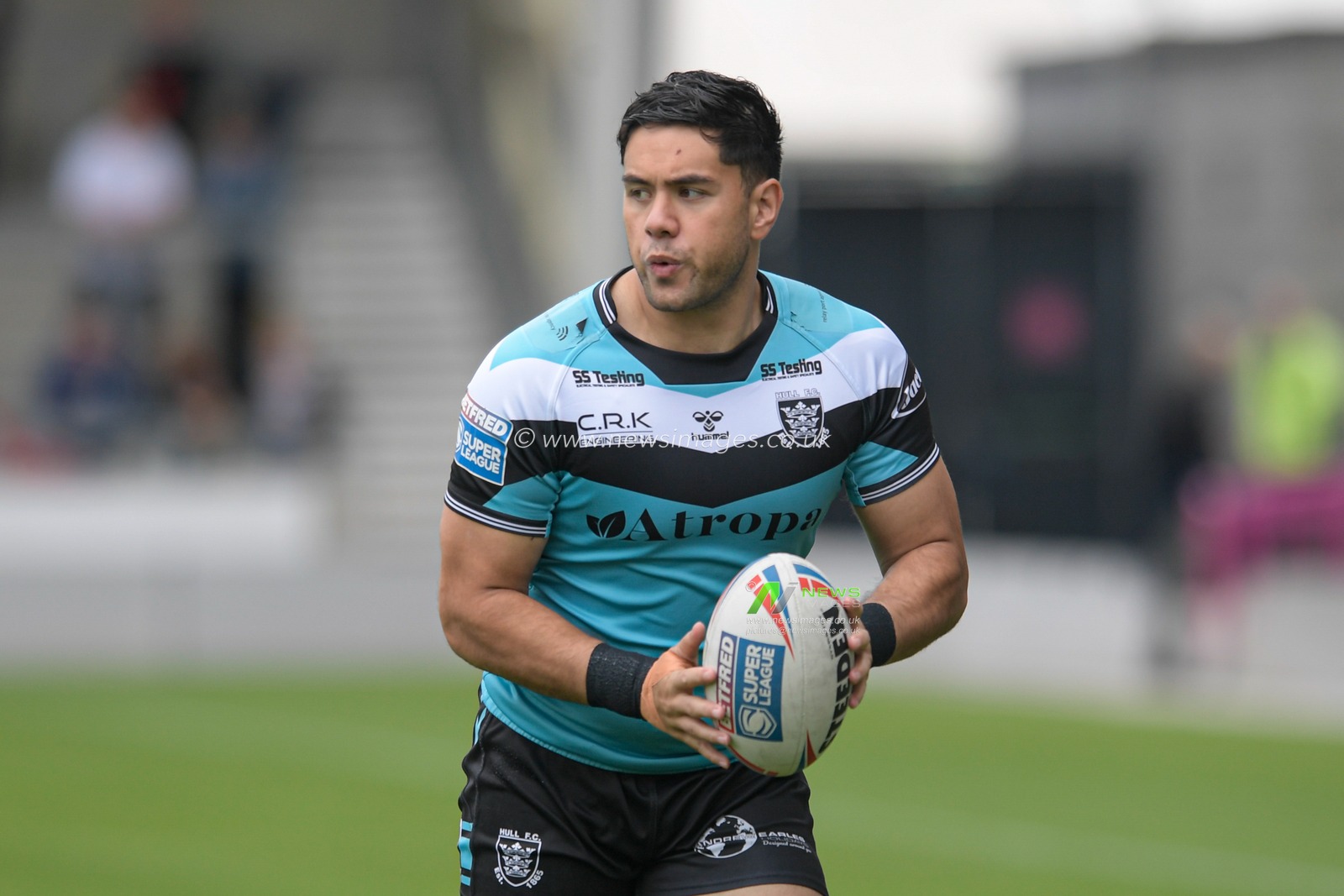 Andre Savelio (11) of Hull FC with the ball