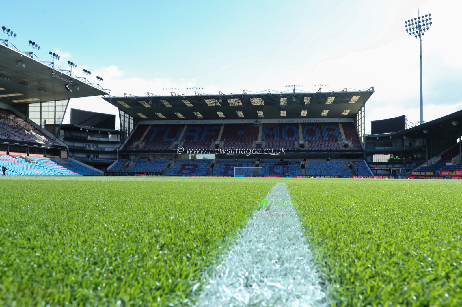 General view of Turf Moor ahead of the Premier League match Burnley vs Brighton & Hove Albion at Turf Moor, Burnley, United Kingdom on 11 April 2026

(Photo by Jorge Horsted/News Images)