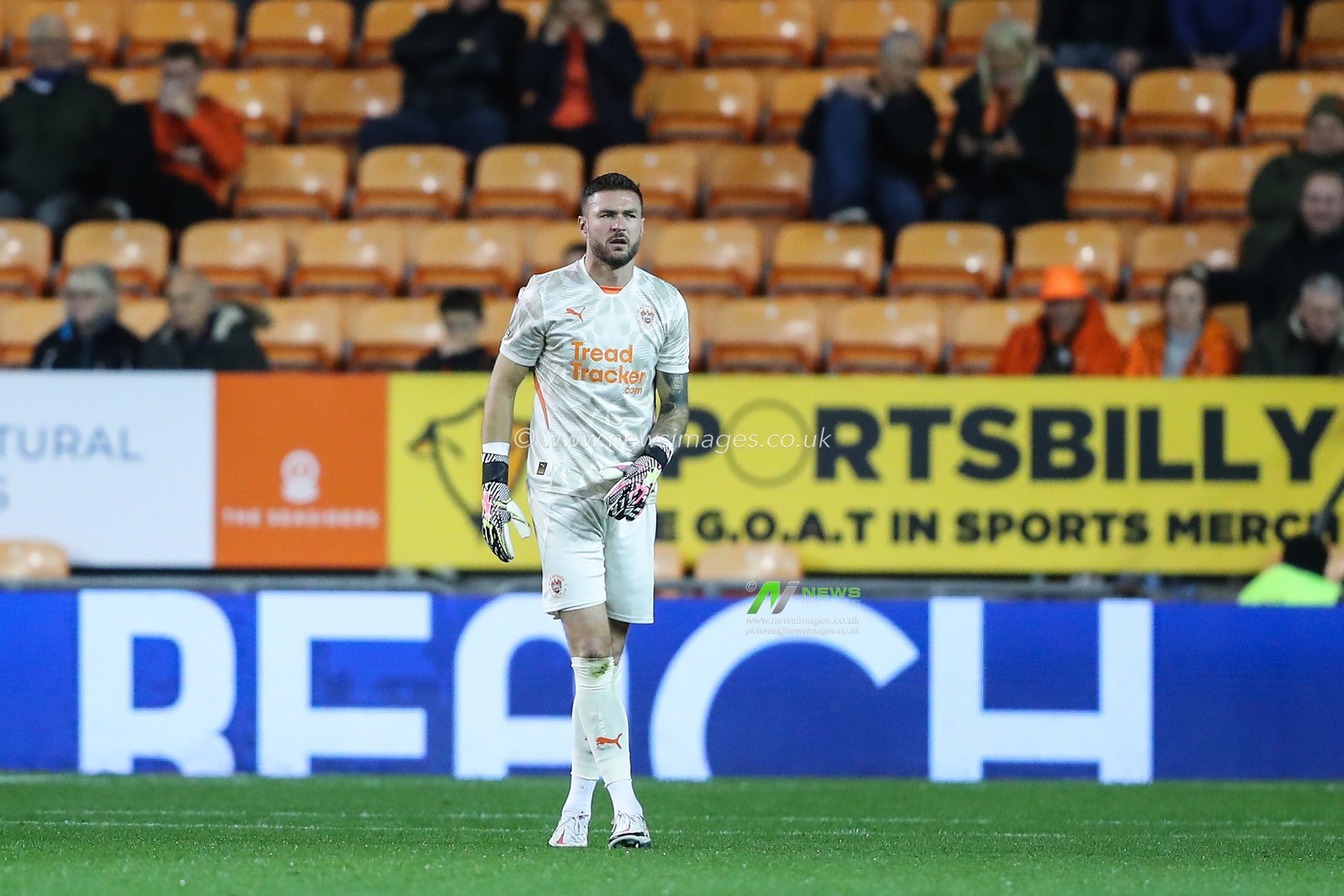 Richard O'Donnell of Blackpool during the Sky Bet League 1 match Blackpool vs Wigan Athletic at Bloomfield Road, Blackpool, United Kingdom, 28th October 2024

(Photo by Gareth Evans/News Images)