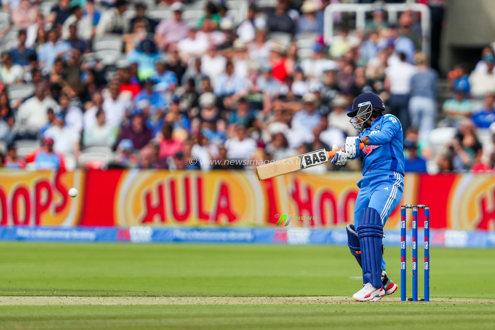 Sneh Rana of India bats during the 2nd Metro Bank One Day International England Women v India Women at Lords, London, United Kingdom, 19th July 2025

(Photo by Izzy Poles/News Images)