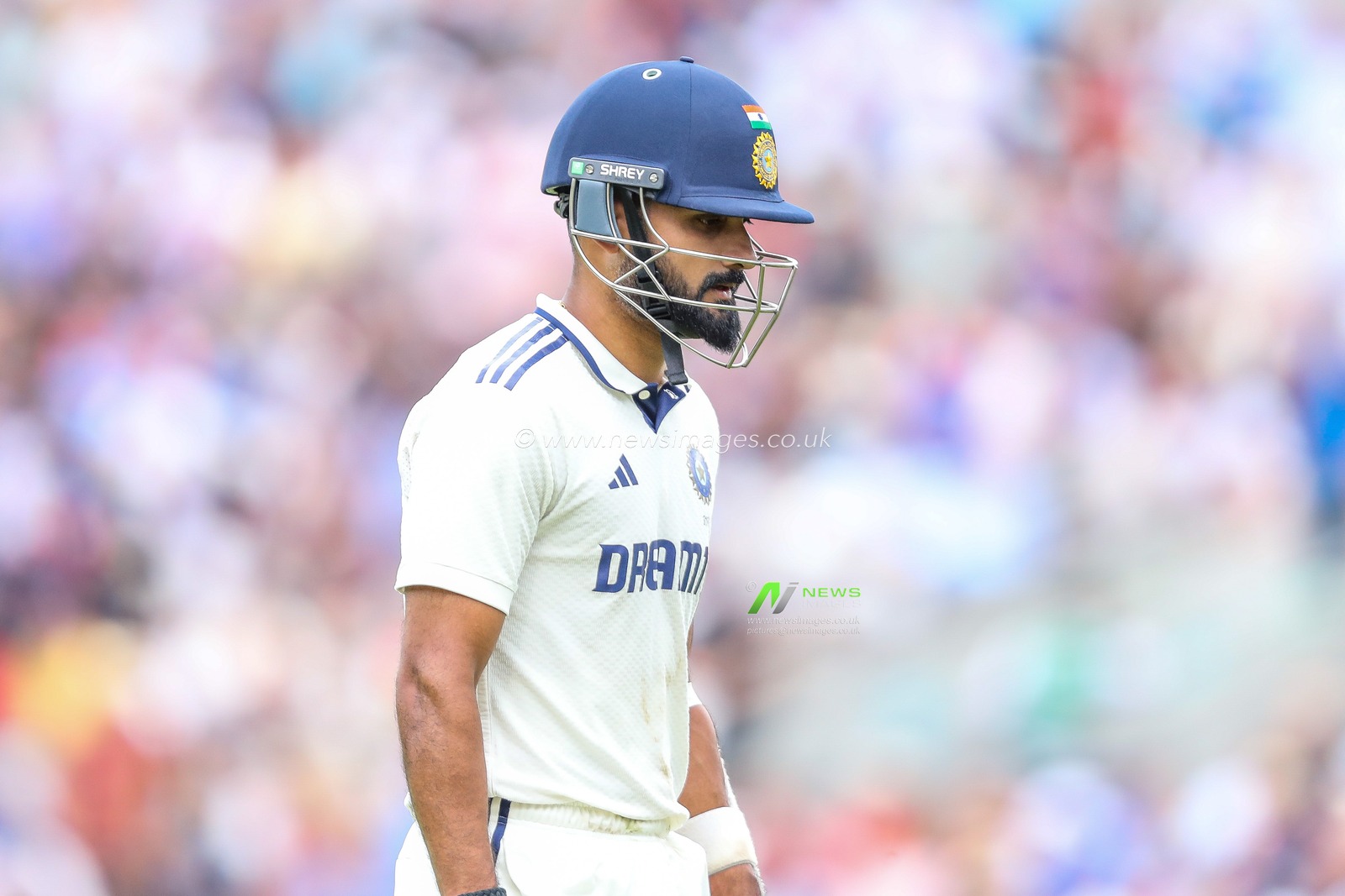 Akash Deep of India looks dejected following his dismissal during the 5th Rothesay Test Match Day 3 England vs India at The Kia Oval, London, United Kingdom, 2nd August 2025

(Photo by Izzy Poles/News Images)