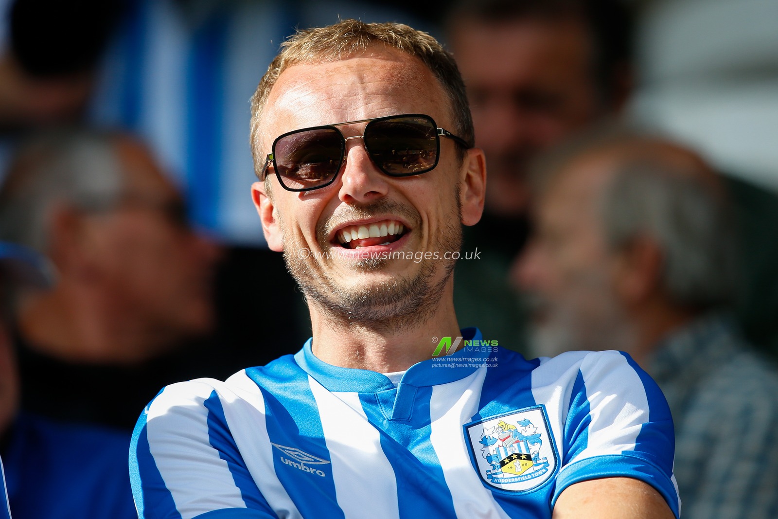 A fan of Huddersfield Town during the Sky Bet Championship match Huddersfield Town vs Cardiff City at John Smith's Stadium, Huddersfield, United Kingdom, 17th September 2022

(Photo by Ben Early/News Images)
