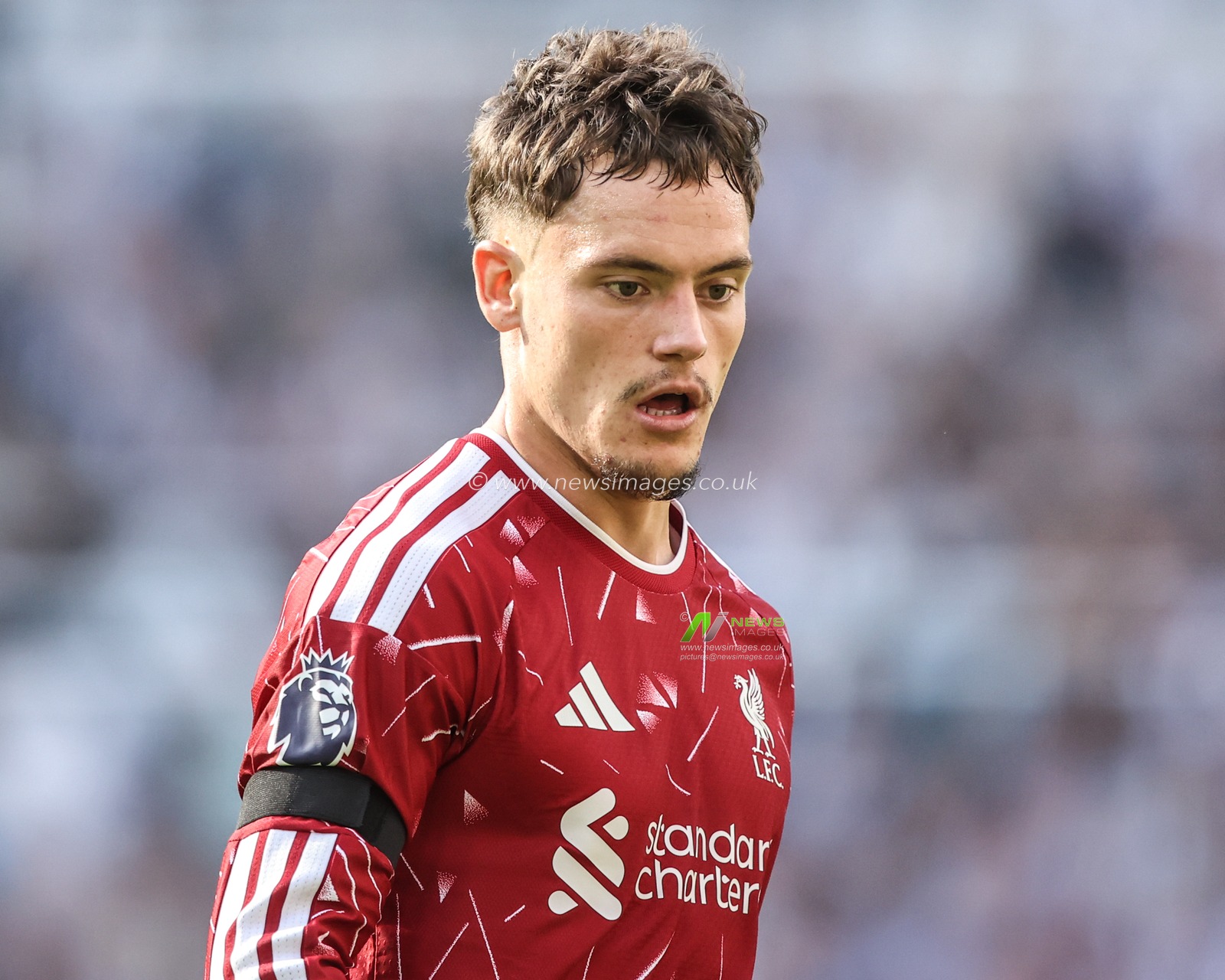 Florian Wirtz of Liverpool during the Premier League match Newcastle Untied vs Liverpool at St. James's Park, Newcastle, United Kingdom on 23 August 2026

(Photo by Alfie Cosgrove/News Images)