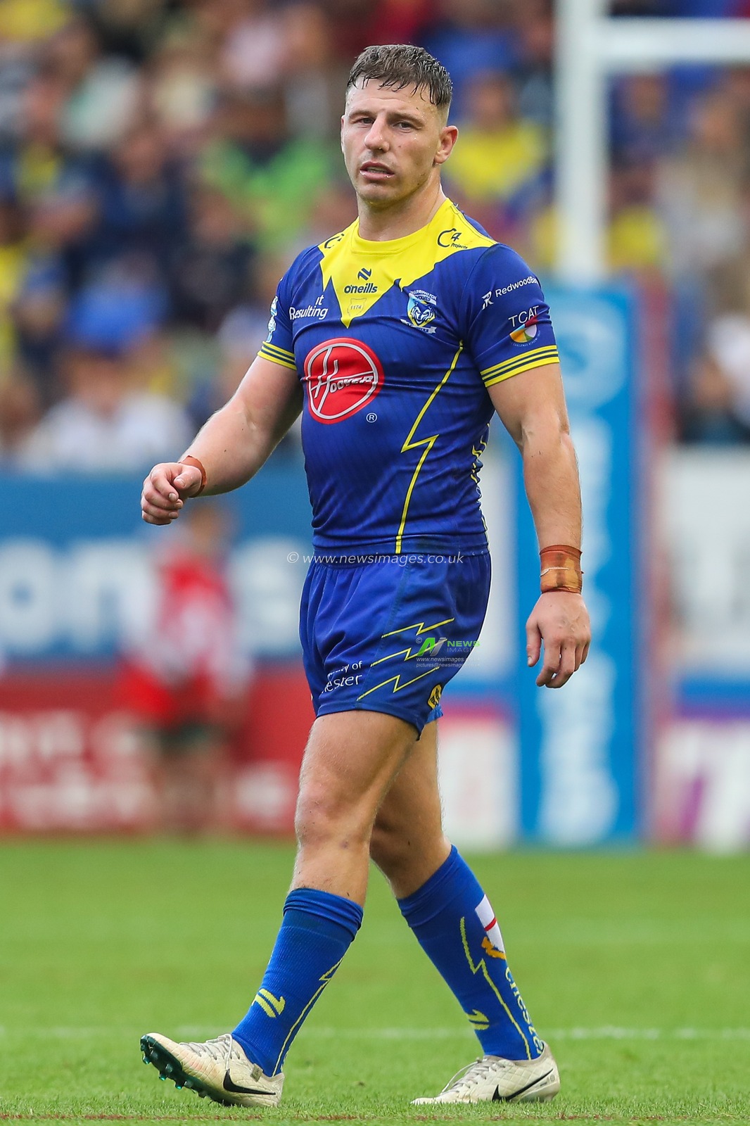 George Williams of Warrington Wolves during the Betfred Super League Round 25 match Warrington Wolves vs St Helens at Halliwell Jones Stadium, Warrington, United Kingdom, 7th September 2024

(Photo by Gareth Evans/News Images)