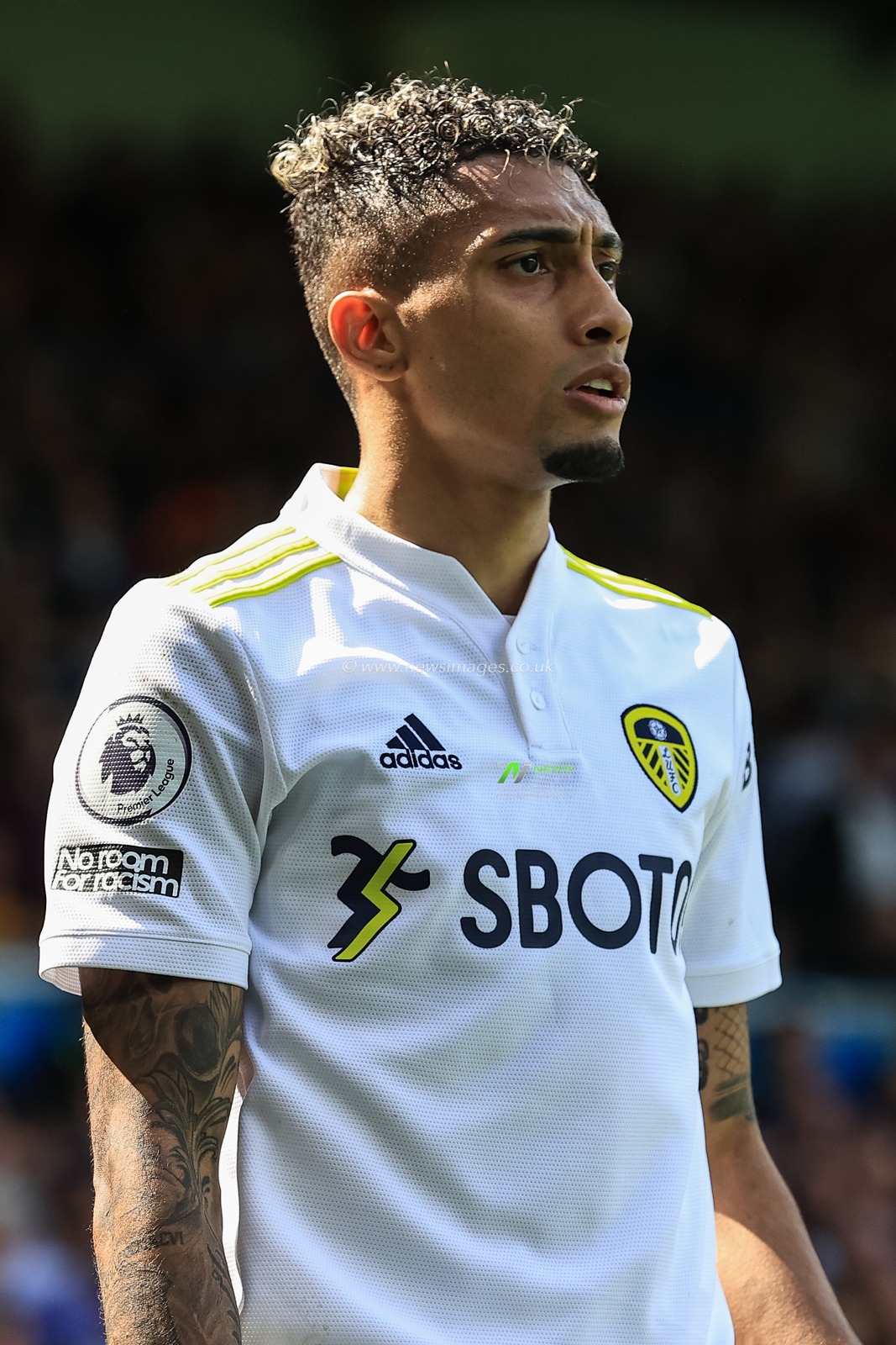 Raphinha #10 of Leeds United during the game