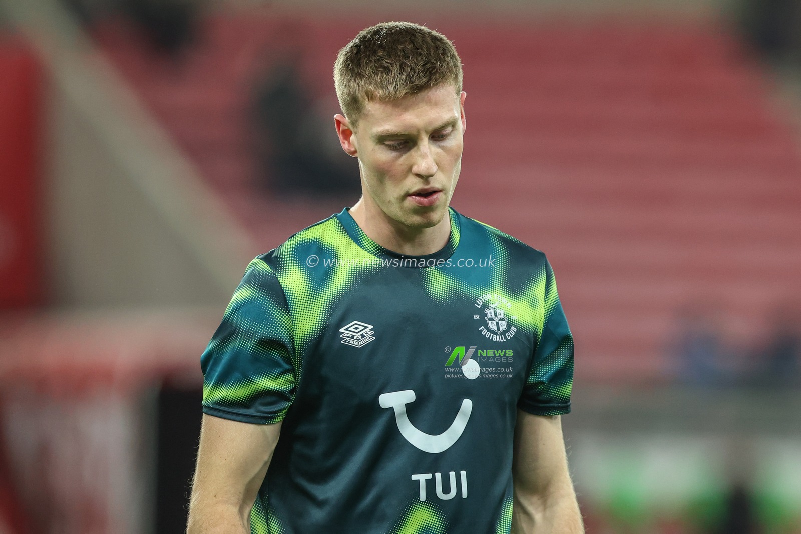 Mark McGuinness of Luton Town in the pregame warmup session during the Sky Bet Championship match Sunderland vs Luton Town at Stadium Of Light, Sunderland, United Kingdom, 12th February 2025

(Photo by Alfie Cosgrove/News Images)