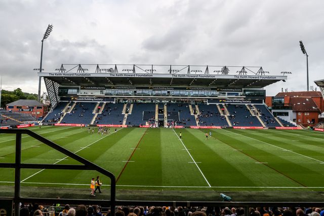 A general view of AMT Headingley Stadium ahead of the Betfred Super League round 13 match Leeds Rhinos vs St Helens at AMT Headingley Stadium, Leeds, United Kingdom on 04 June 2026

(Photo by Alfie Cosgrove/News Images)
