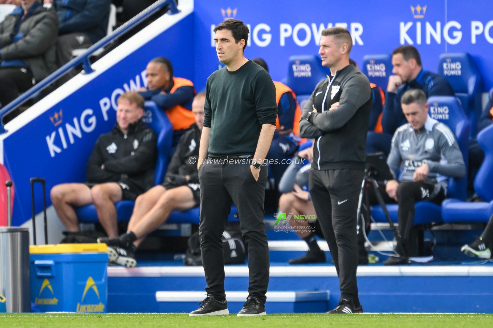 Andoni Iraola Manager of Bournemouth during the Premier League match Leicester City vs Bournemouth at King Power Stadium, Leicester, United Kingdom, 5th October 2024

(Photo by Craig Thomas/News Images)