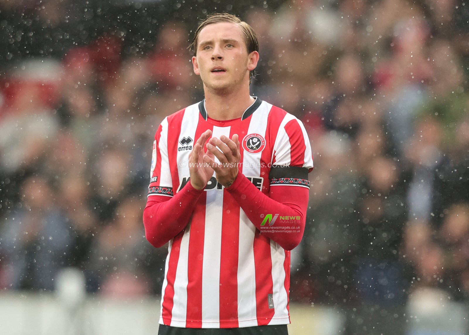 Sydie Peck of Sheffield United during the Sky Bet Championship match Sheffield United vs Charlton Athletic at Bramall Lane, Sheffield, United Kingdom, 20th September 2025

(Photo by Richard Bierton/News Images)